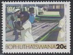 Südafrika - Bophuthatswana Mi.Nr. 159x Freim. Fabrik für Herrenkleidung (20)