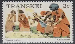 Südafrika - Transkei Mi.Nr. 3Cx Freim. Frauen beim Dreschen (3)