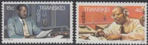 Südafrika - Transkei Mi.Nr. 28-29 1 Jahr Transkei-Rundfunkstation (2 Werte)