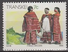 Südafrika - Transkei Mi.Nr. 143x Freim. Kultur der Xhosa, Junge Frauen (7)