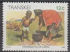Südafrika - Transkei Mi.Nr. 167 Freim. Kultur der Xhosa, Kochen (12)
