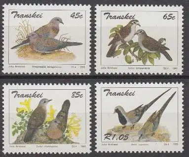 Südafrika - Transkei Mi.Nr. 311-14 Tauben (4 Werte)