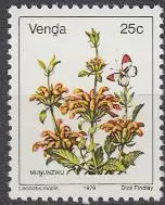 Südafrika - Venda Mi.Nr. 13Ax Freim. Blumen, Leonotis mollis  (25)