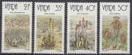 Südafrika - Venda Mi.Nr. 209-12 Aloen (4 Werte)