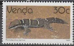 Südafrika - Venda Mi.Nr. 133y Freim. Reptilien, Gecko (30)