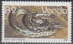 Südafrika - Venda Mi.Nr. 136x Freim. Reptilien, Python (2)