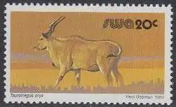 Südwestafrika Mi.Nr. 487x Freim. Wildlebende Säugetiere, Antilope (20)