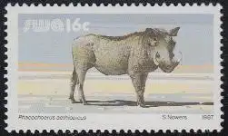 Südwestafrika Mi.Nr. 604x Freim. Wildlebende Säugetiere, Warzenschwein (16)