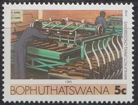 Südafrika - Bophuthatswana Mi.Nr. 152y Freim. Armbrustfabrik (5)