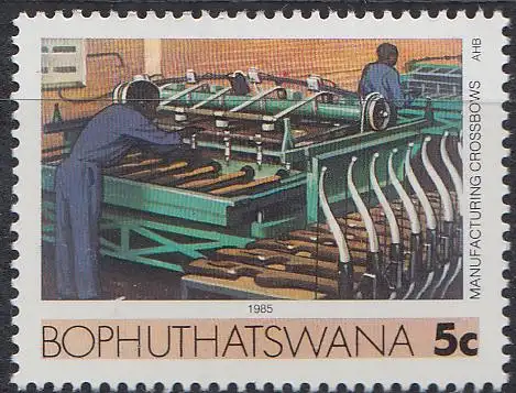 Südafrika - Bophuthatswana Mi.Nr. 152x Freim. Armbrustfabrik (5)