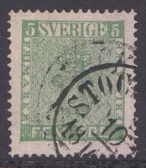 Schweden Mi.Nr. 7a, gestempelt 