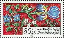 D,Bund Mi.Nr. 1261 Wohlf.85 Miniaturen (80+40)