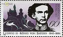 D,Bund Mi.Nr. 1281 König Ludwig II. von Bayern, Schloss Neuschwanstein (60)