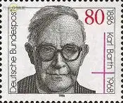 D,Bund Mi.Nr. 1282 Karl Barth, Schweizer Theologe (80)