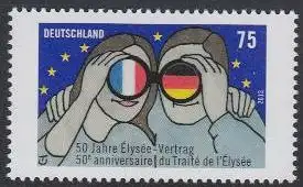 D,Bund Mi.Nr. 2977 50Jahre Elysée-Vertrag (75)