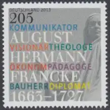 D,Bund Mi.Nr. 2989 350.Geb.August Hermann Franke, ev.Theologe, Pädagoge (205)