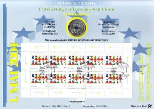 D,Bund, Erweiterung der Europäischen Union, Spielfiguren (Numisblatt 2/2004)