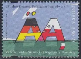 Polen Mi.Nr. 4839 25Jahre Deutsch-Polnisches Jugendwerk (2,50)