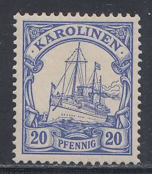 Deutsche Kolonien, Karolinen, MiNr 10, Kaiseryacht "Hohenzollern"