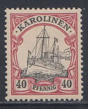 Deutsche Kolonien, Karolinen, MiNr 13, Kaiseryacht "Hohenzollern"