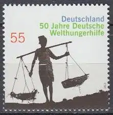 D,Bund Mi.Nr. 2928 Dt. Welthungerhilfe, Lastenträger in Indien (55)