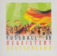 D,Bund Mi.Nr. 2936 a.Fol. Fußball begeistert D., selbstkl. aus Fol.bogen (55)