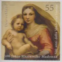 D,Bund Mi.Nr. 2965 Sixtinische Madonna, Raffael, selbstkl. aus MH (55)