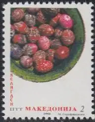 Makedonien Mi.Nr. 23 Ostern, Teller mit Ostereiern (2)