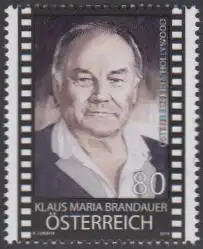 Österreich MiNr. 3428 Österreicher in Holywood, Klaus Maria Brandauer (80)