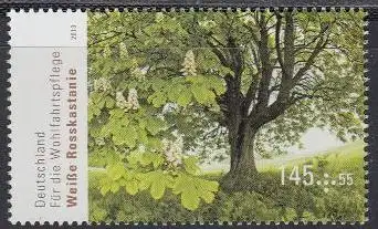 D,Bund Mi.Nr. 2982 Wohlfahrt, Blühende Bäume, Kastanie (145+55)