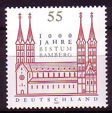 D,Bund Mi.Nr. 2579 1000 Jahre Bistum Bamberg, Dom (55)