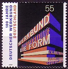 D,Bund Mi.Nr. 2625 100 Jahre Deutscher Werkbund (55)