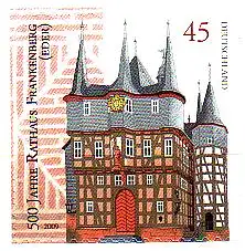 D,Bund Mi.Nr. 2718 Rathaus Frankenberg, selbstklebend (45)