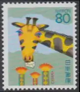 Japan Mi.Nr. 2240A Tag des Briefschreibens, Giraffe mit Brief (80)