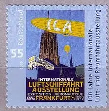 D,Bund Mi.Nr. 2755 a. Ro.100 Jahre Int. Luft- u.Raumfahrtausstellg., Plakat, skl. (55)