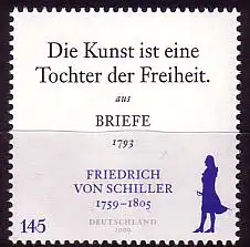 D,Bund Mi.Nr. 2765 Friedrich von Schiller (145)