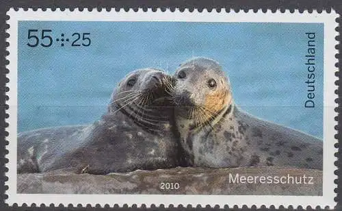D,Bund Mi.Nr. 2795 Umweltschutz-Meeresschutz, Robben (55+25)