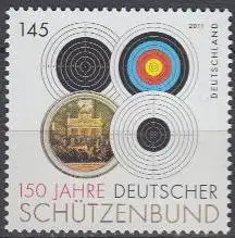 D,Bund Mi.Nr. 2881 150 J. Deutscher Schützenbund (145)