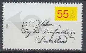 D,Bund Mi.Nr. 2882 75 J. Tag der Briefmarke, "Frankierter Brief" (55+25)