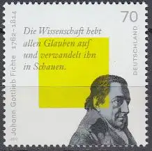 D,Bund Mi.Nr. 2934 250.Geb. Johann Gottlieb Fichte (70)
