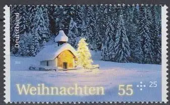 D,Bund Mi.Nr. 2961 Weihnachten, Elmauer Kapelle (55+25)