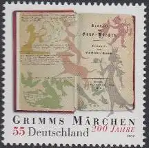 D,Bund Mi.Nr. 2938 Grimms Märchen, Innentitel der Originalausgabe (55)