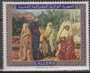 Algerien Mi.Nr. 537 Gemälde "Frauen Algeriens" von Etienne Dinet (1,00)