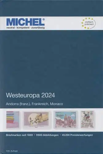 Michel Europa Katalog Band 3 - Westeuropa 2024, 109. Auflage
