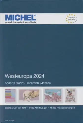 Michel Europa Katalog Band 3 - Westeuropa 2024, 109. Auflage