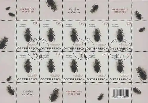 Österreich MiNr. (noch nicht im Michel)  Käfer, Carabus nodulosus (Klbg.)