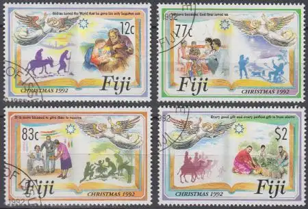 Fidschi-Inseln Mi.Nr. 669-72 Weihnachten (4 Werte)