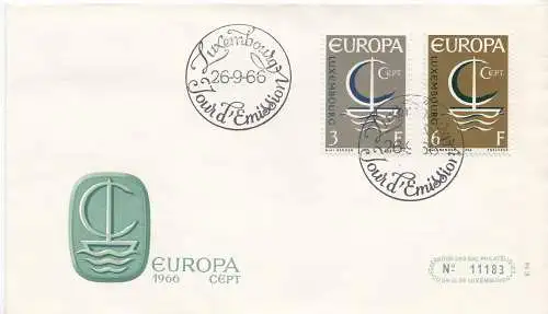 Luxemburg Mi.Nr. 733-34 Europa 1963 (2 Werte)