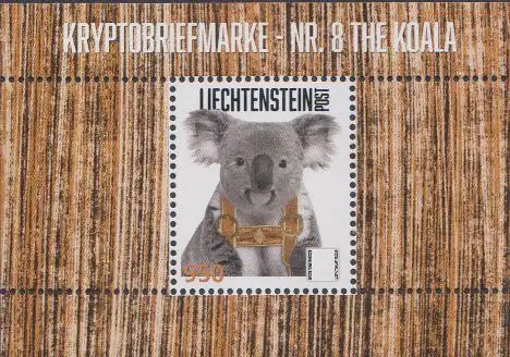 Liechtenstein K ryto Nr. 8 Koala (2024) - "Die orange Lederhose"
