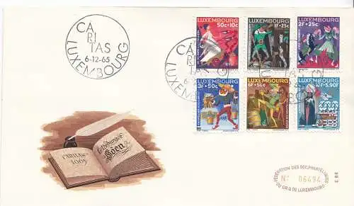 Luxemburg Mi.Nr. 717-22, 1965 Caritas (6 Werte)